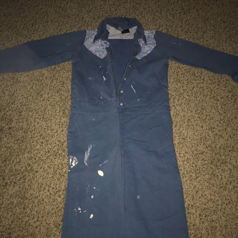Kids denim coveralls. Size 7